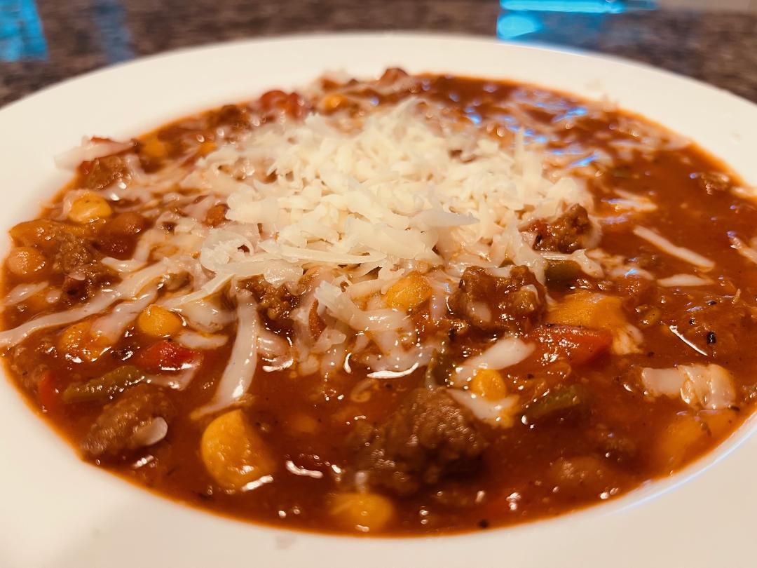 Featured image for “The Best Spicy Italian Sausage CHILI! 🌶️”