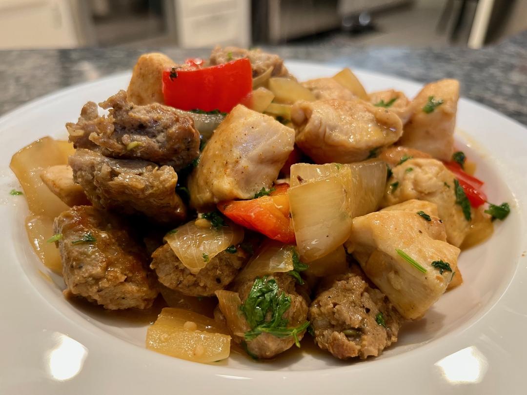 Featured image for “Italian Sausage, Chicken & Peppers! 😋”