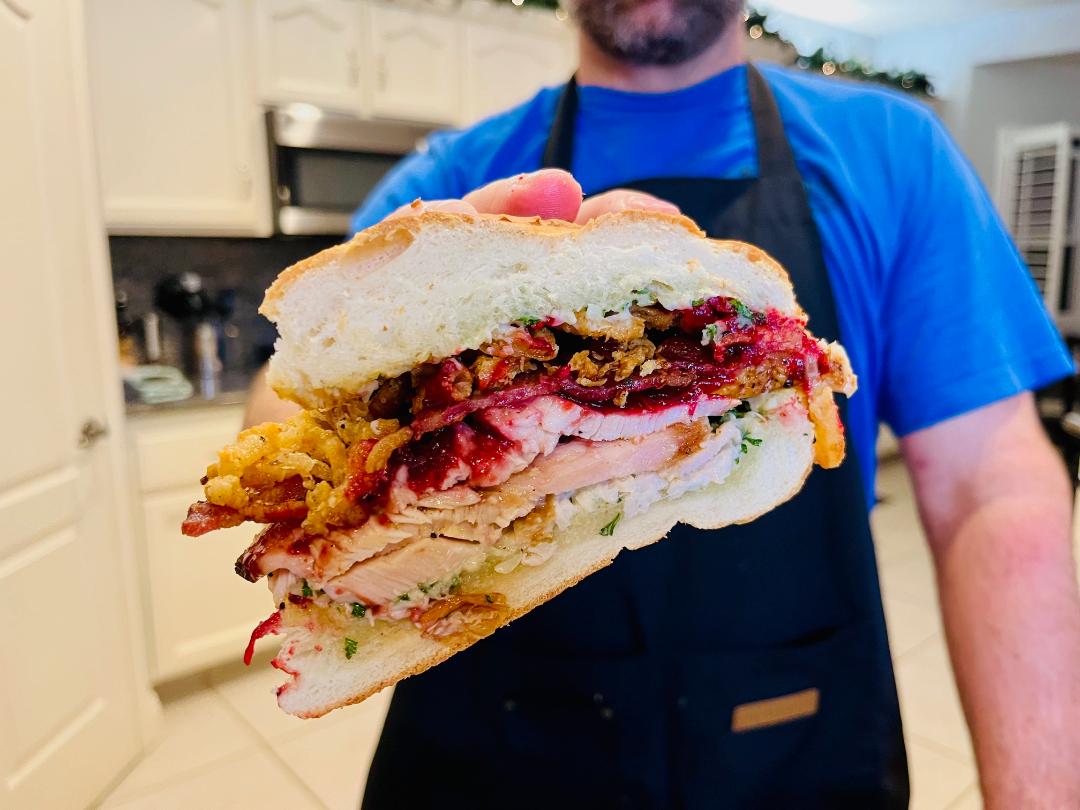 Featured image for “Thanksgiving BBQ Turkey Sandwich! 🦃🔥🤤”