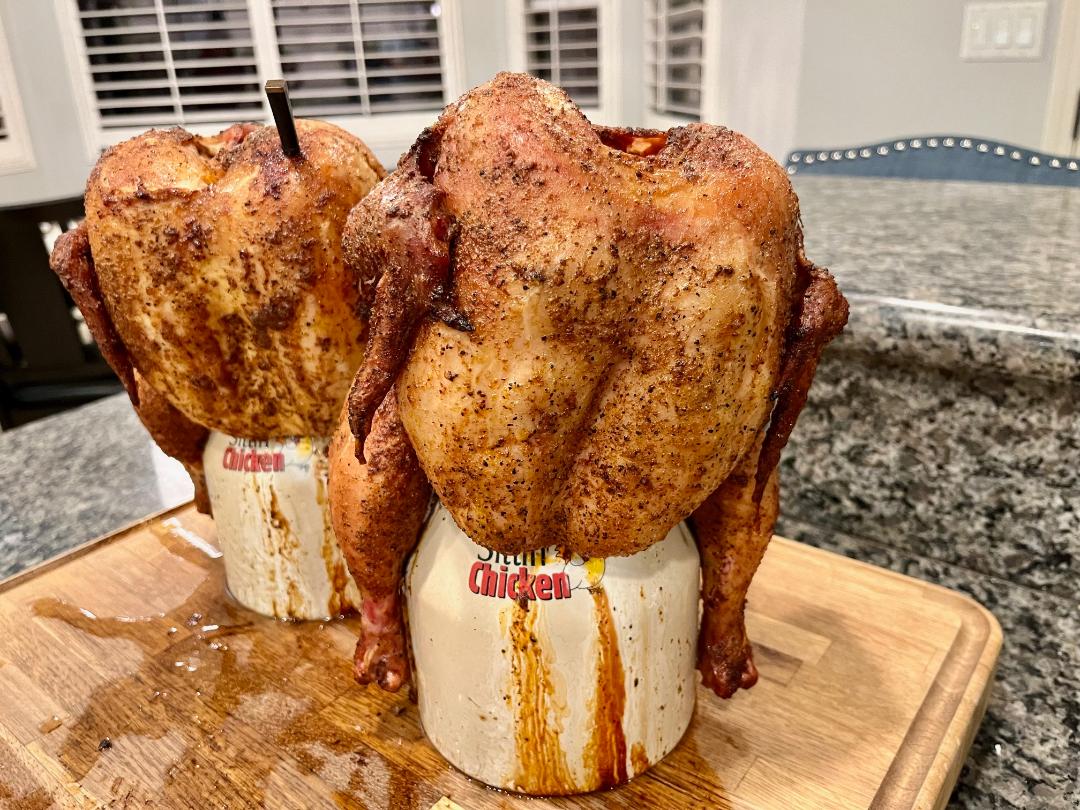 Featured image for “Beer Can Chicken with Spicy Habanero BBQ Sauce! 🍗🍺🤤”