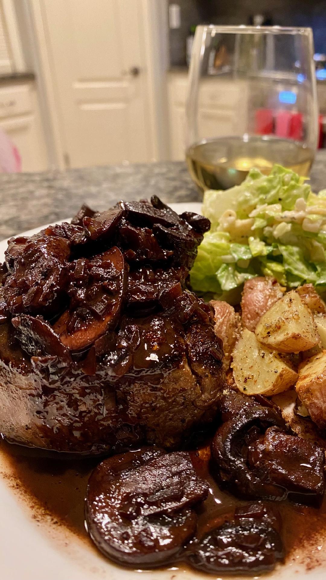 Featured image for “Red Wine Mushroom Reduction for Steaks! 🍷🍄 #redwine #reduction #steaks #sauce”