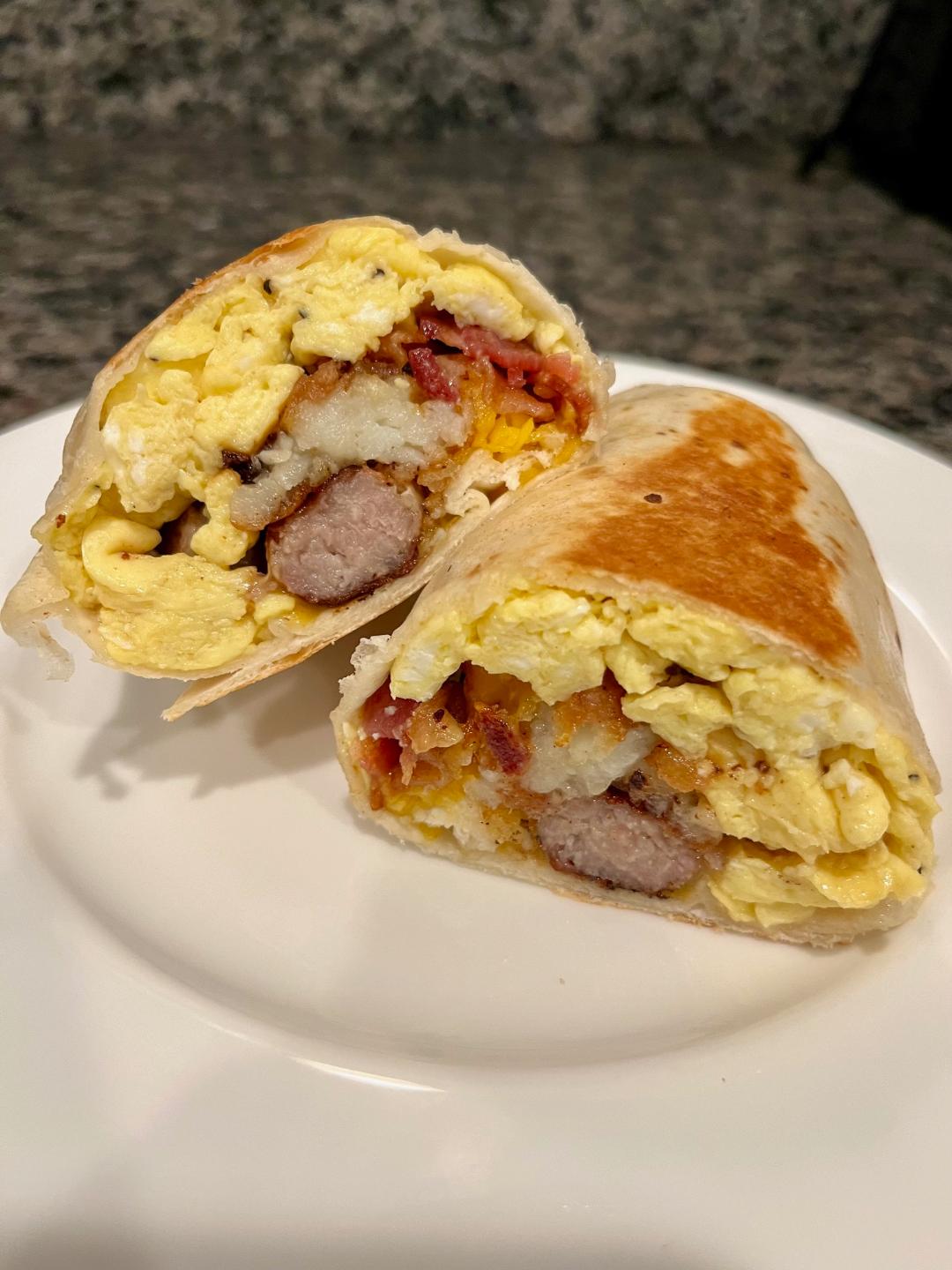 Featured image for “One Pan Breakfast Burrito! 🍳🌯😋🥓 #breakfastburritos”