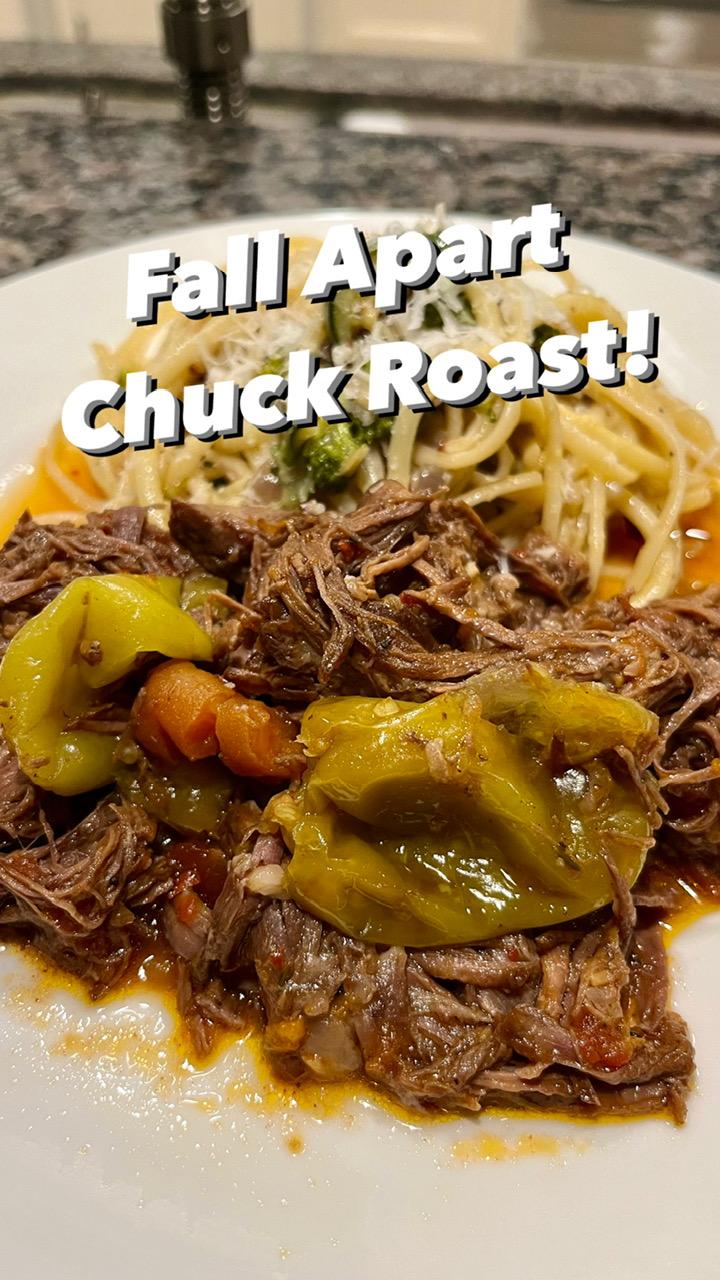 Featured image for “Fall apart Chuck Roast in the pressure cooker! #instantpot #chuckroast”