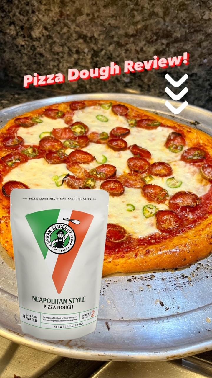 Featured image for “Homemade Pizza using Urban Slicer Pizza Worx Dough Mix 🍕🇮🇹 #pizza #productreview #dough”