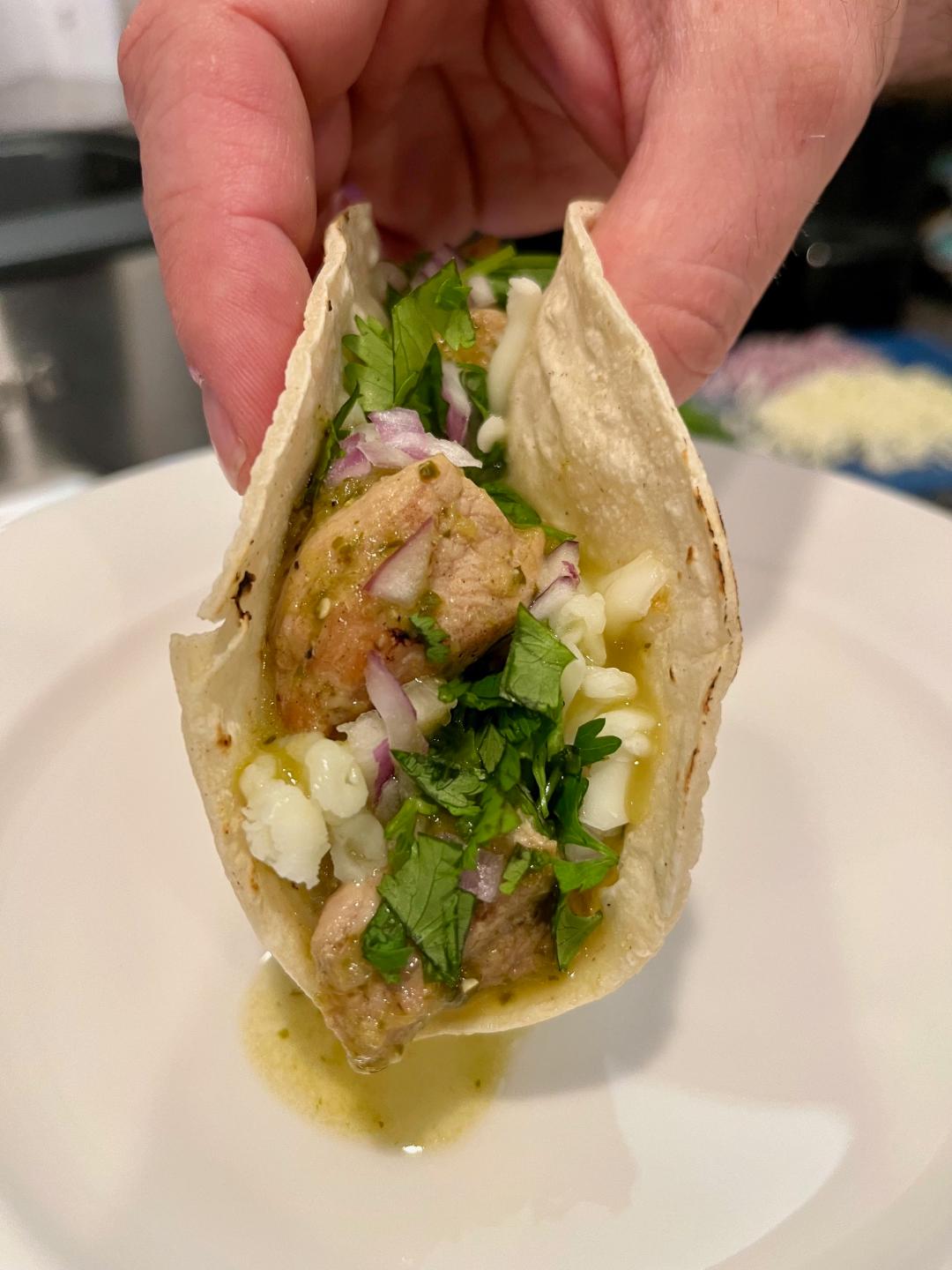 Featured image for “Pork Chili Verde Tacos! #chiliverdetacos 🌮🤤”