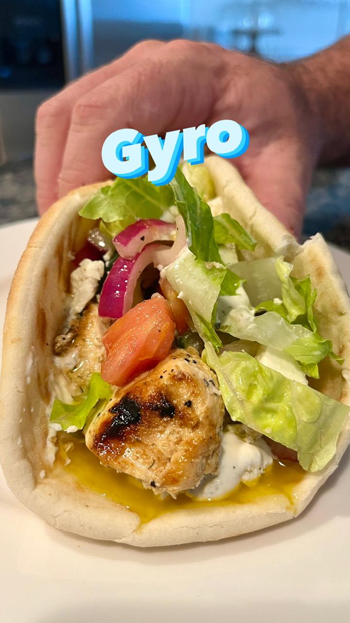 Featured image for “Greek Chicken Gyro! 🇬🇷🥙 #gyro #recipe #foodie”